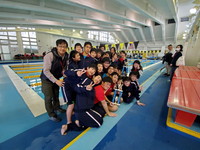 写真：水泳部の記念撮影2