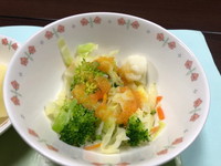 写真：花野菜のサラダ