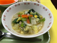 写真：白菜スープ