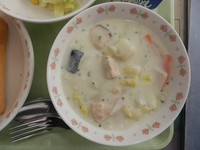 写真：鮭と白菜のシチュー