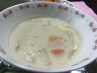 写真：豆のポタージュスープ