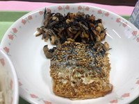 写真：魚の南部焼き・ひじきの磯煮