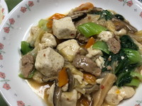 写真：豆腐の中華煮