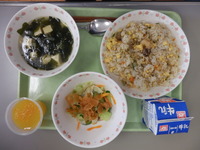 写真：9月4日の給食