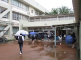 写真：雨の日の様子