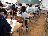 写真：定期考査初日の様子3