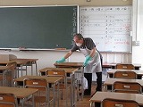 写真：7月22日消毒作業の様子8