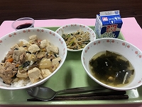 写真：8月3日の給食