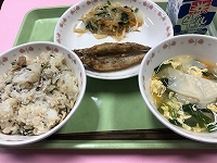 写真：8月6日の給食