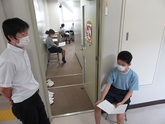 写真：政見放送