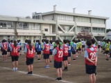 写真　1学年運動会練習