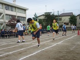 学年運動会　全員リレー