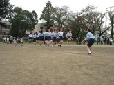 学年運動会　大縄跳び