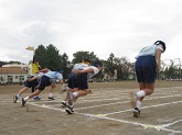 写真　1学年運動会　50m走