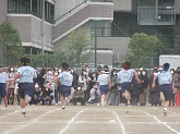 写真　1学年運動会　50m走