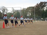 写真　1学年運動会　台風の目