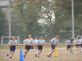 写真　1学年運動会　台風の目