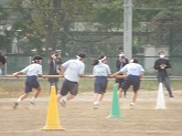 写真　1学年運動会　台風の目