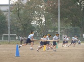 写真　1学年運動会　台風の目