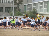 写真　1学年運動会　台風の目