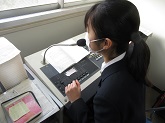 写真　生徒会朝礼