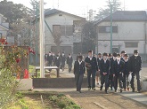 写真　3学期始業日のようす