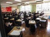 写真　3学期始業日のようす