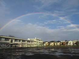 写真　雨のあとは虹