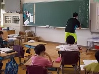 写真：2年1組の様子