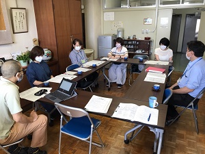 学校運営連絡協議会の様子