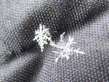 写真　雪の結晶