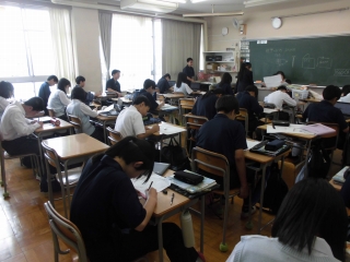 家庭科の授業