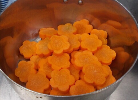 カレーライスの人参星形