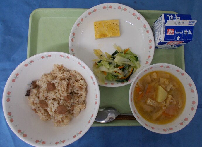 5月18日給食の写真