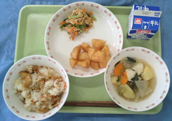 9月4日給食写真