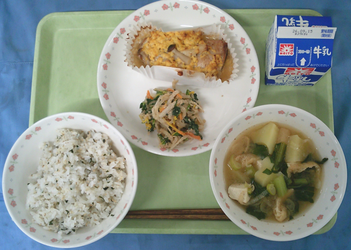 9月9日給食写真