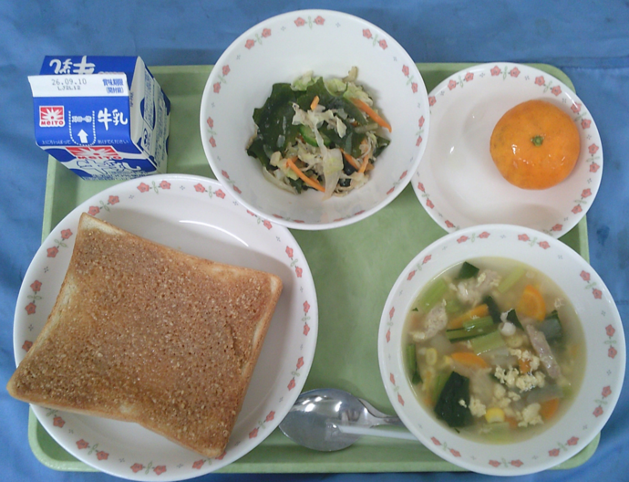9月3日給食の写真