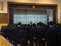 写真：生徒会朝礼3