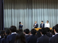 写真：生徒会朝礼4