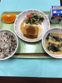 写真：2月28日の給食