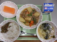 写真：2月27日の給食