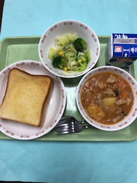 写真：2月22日の給食