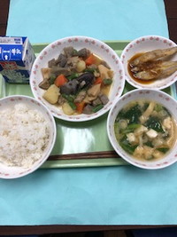 写真：2月19日の給食
