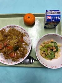 写真：2月12日の給食