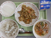 写真：2月7日の給食