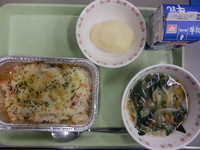 写真：2月6日の給食
