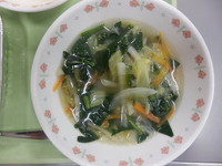 写真：野菜スープ