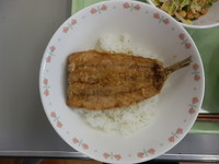 写真：いわしのかば焼き丼