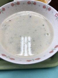 写真：白いんげん豆のポタージュ