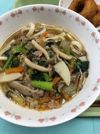写真：きのこうどん